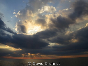 Lake Ontario Sunset from Niagara on the Lake by David Gilchrist 